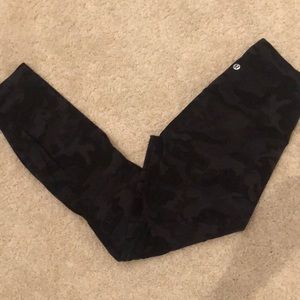 Black Camo Lululemon Align Leggings size 4